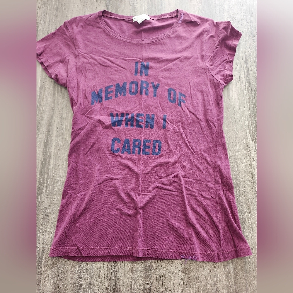 In Memory Of When I Cared Anonymous Tee - image 3